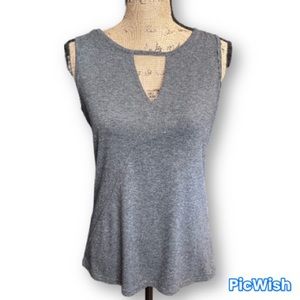 Poetsky ~ Grey Athletic Tank